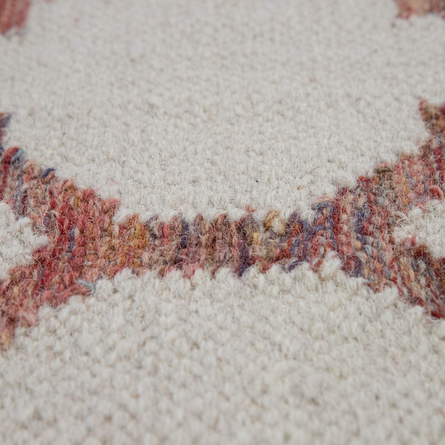 paco-home-teppich-skandi-kilim-marokko-beige-rot-140x200-cm image 3