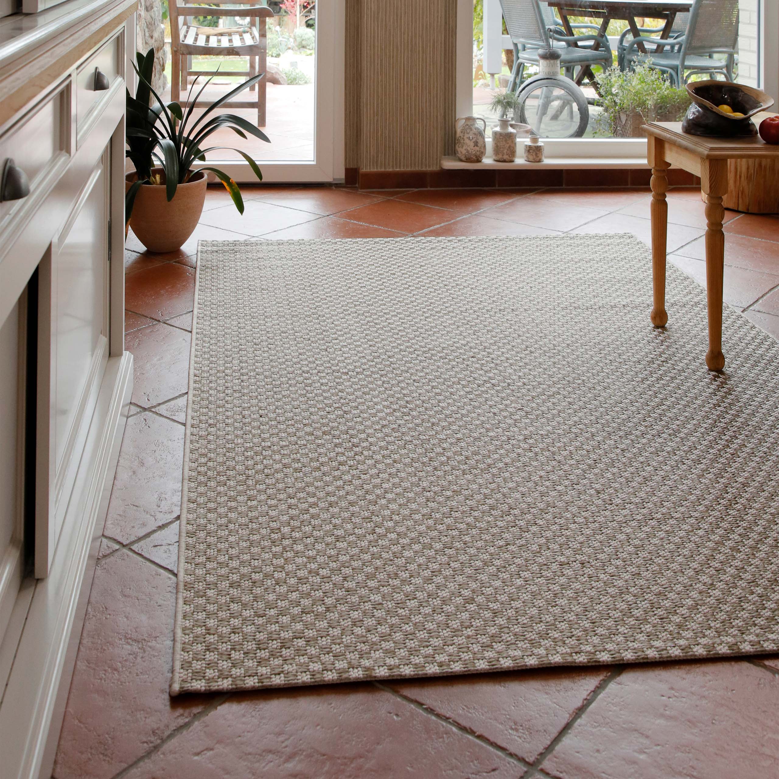 weconhome-miami-south-beach-in-outdoor-teppich-creme-wei-kariert image 3