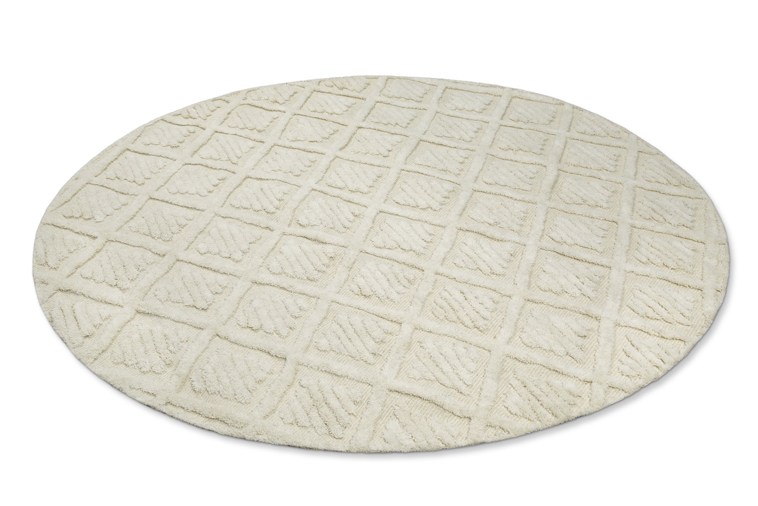 weconhome-kurzflor-teppich-rund-creme-wei-aus-schurwolle-hamptons-seventeen-hand image 3