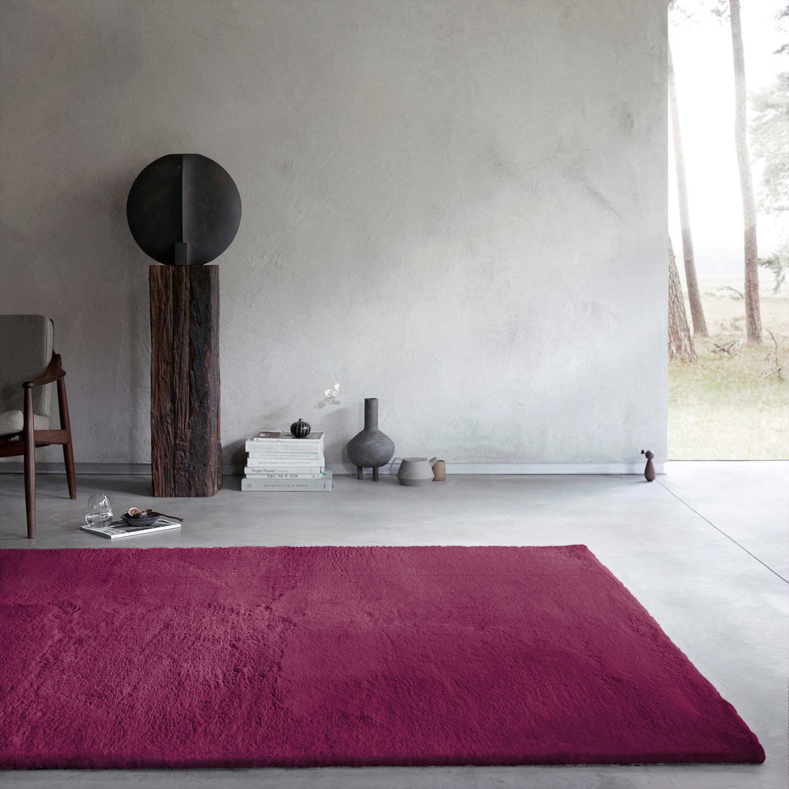 weconhome-basics-kunstfell-teppich-violett-flauschig-anna image 2