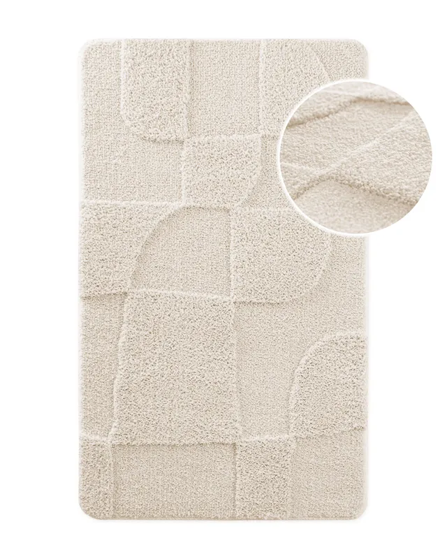 weconhome-davie-badteppich-creme-wei-bathking-getuftet image 1