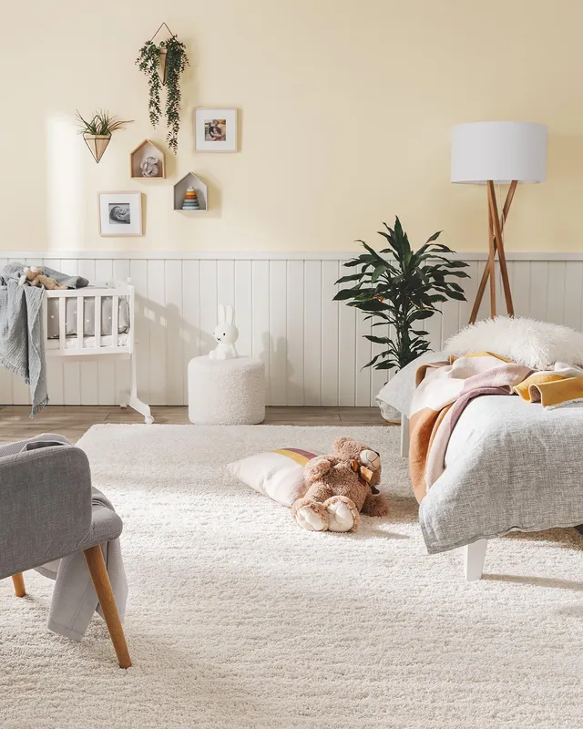benuta-nest-hochflorteppich-sera-creme-80x150-cm-waschbar-zuschneidbar-flauschig image 1
