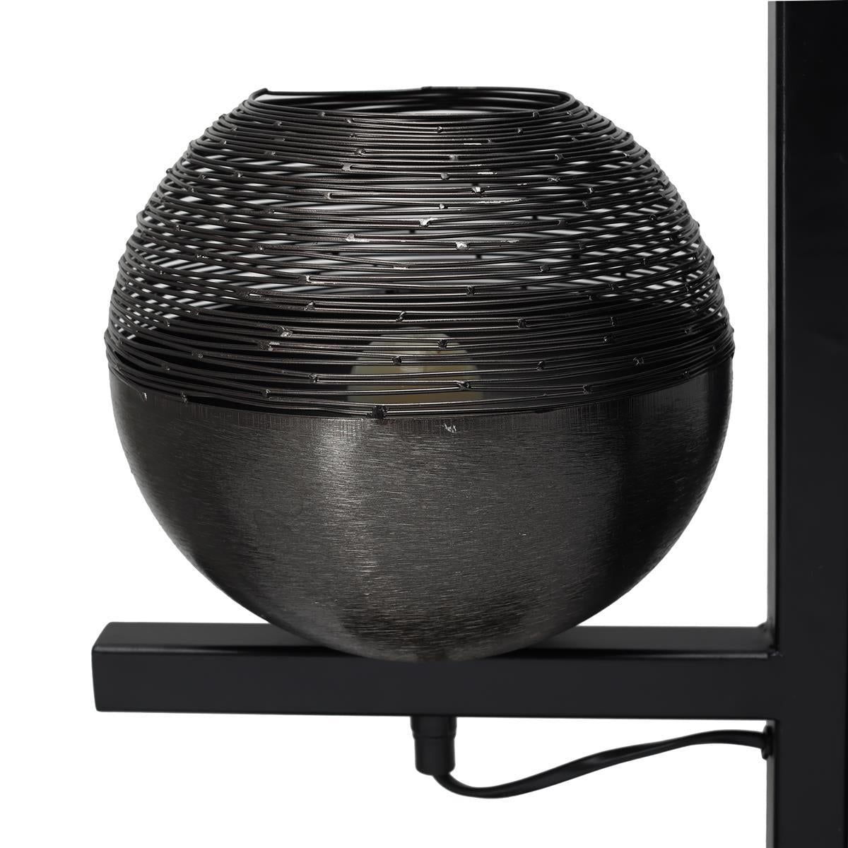 kayoom-stehlampe-eclipse-125-schwarze-design-stehlampe-im-kugel-design-92-cm-hoc image 6