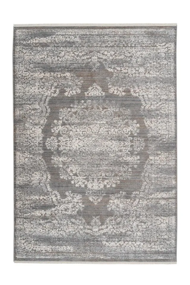 kayoom-baroque-1225-weicher-fransenteppich-im-vintage-stil image 1