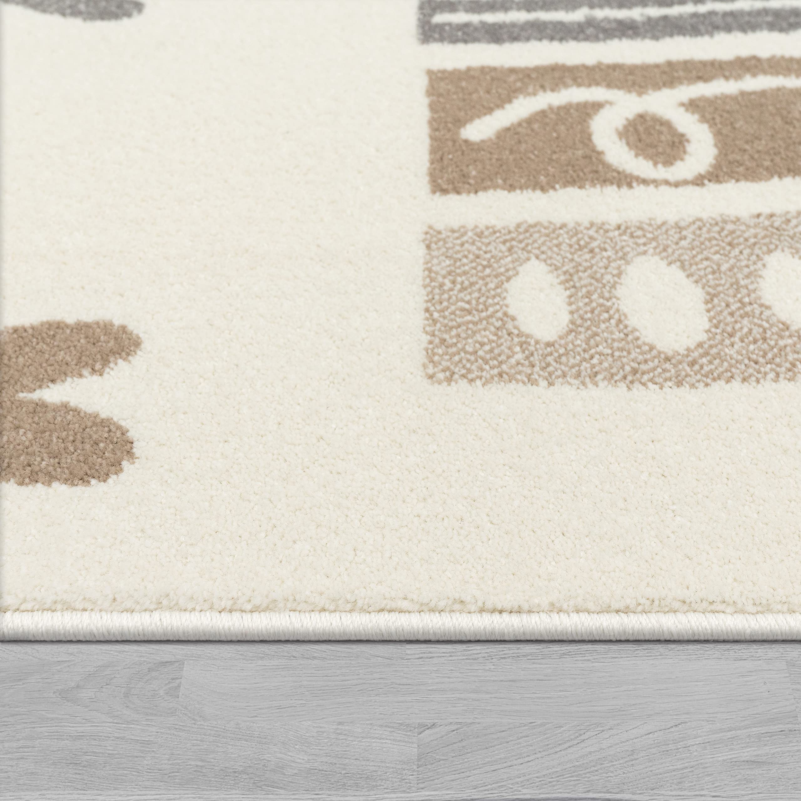 paco-home-kinderteppich-beige-120x160-cm-kurzflor image 2