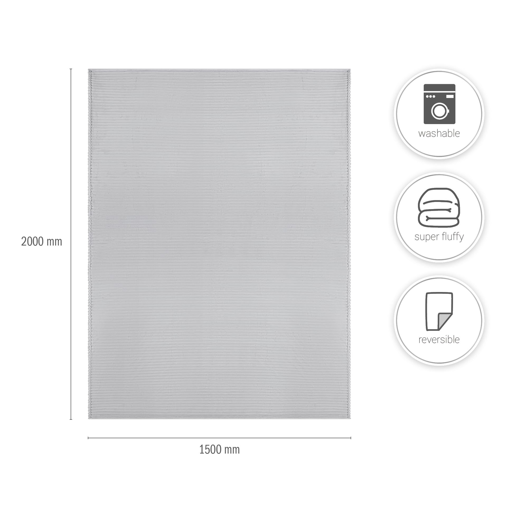 paco-home-kuscheldecke-flauschig-grau-150x200-cm image 5