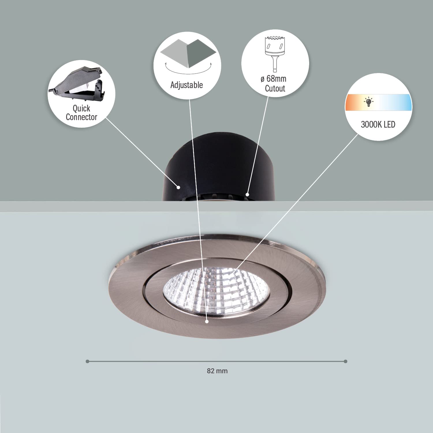 paco-home-led-einbaustrahler-schwenkbar-deckenspot-nickel-geb-rstet image 5