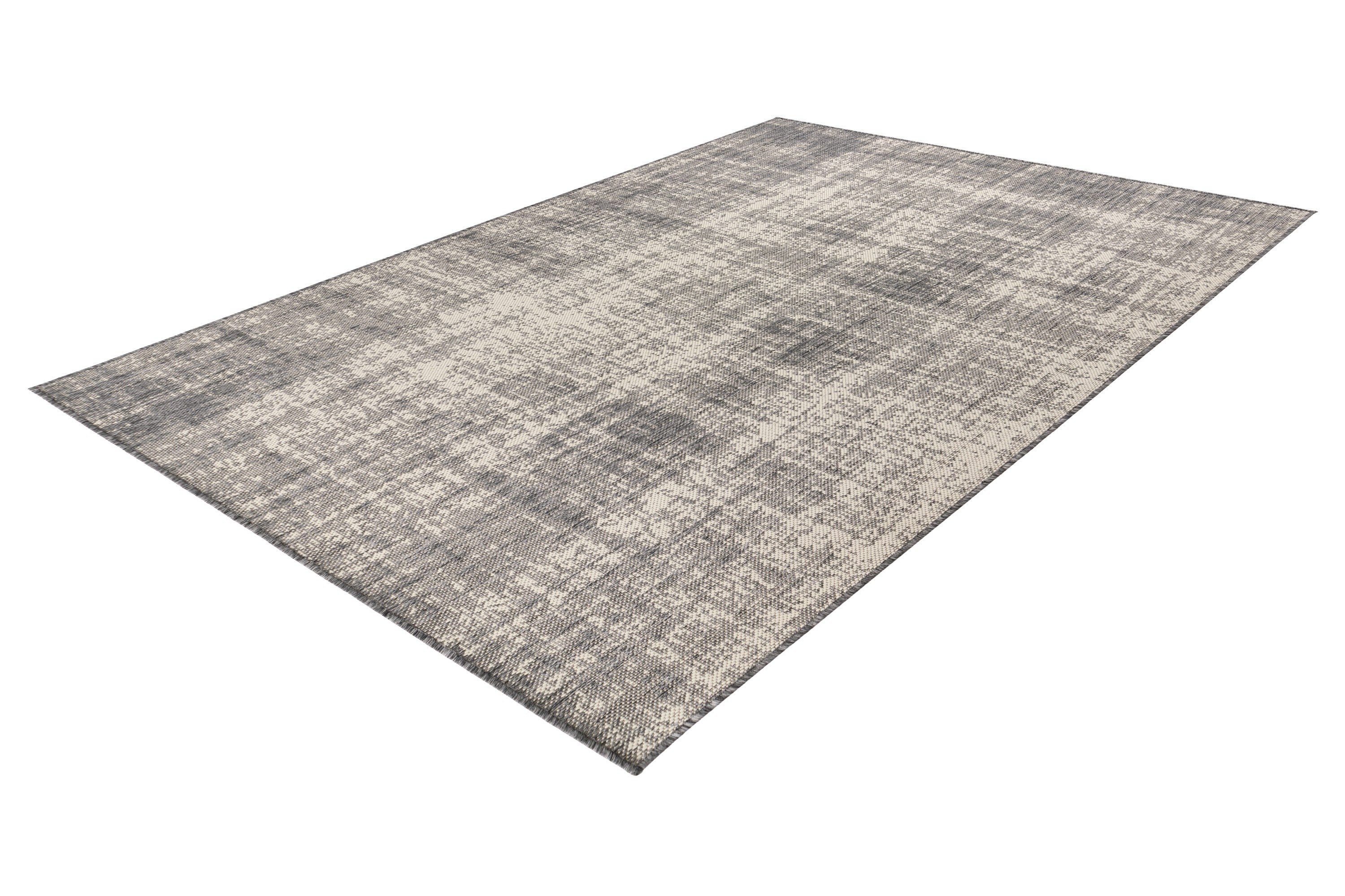 kayoom-loft-shape-125-kurzflorteppich-flach-silber-5-mm-florh-he-pflegeleicht image 2