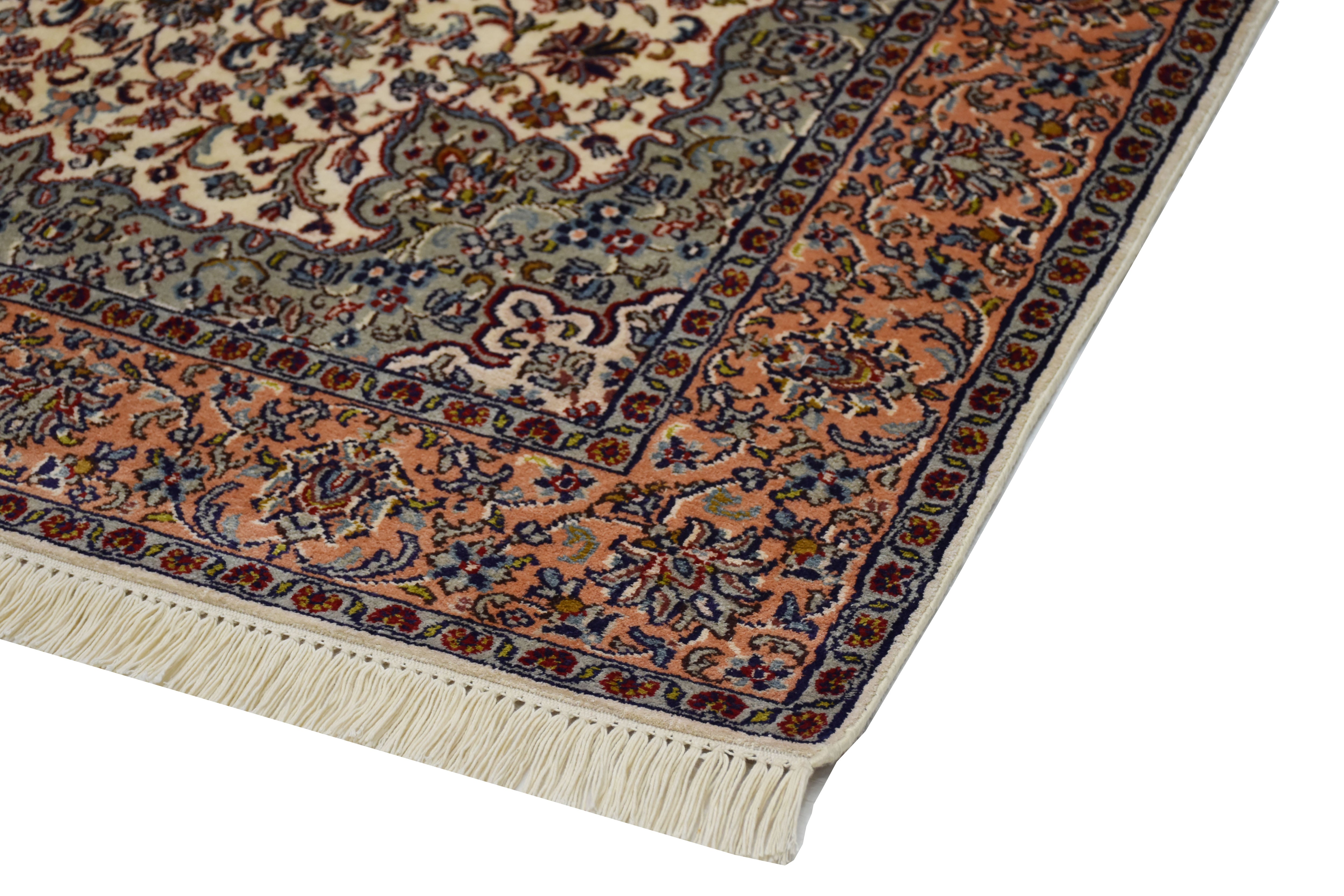 kayoom-kashan-12344-multi-hochflor-teppich-95x154-cm-orient-design-handgewebt image 5