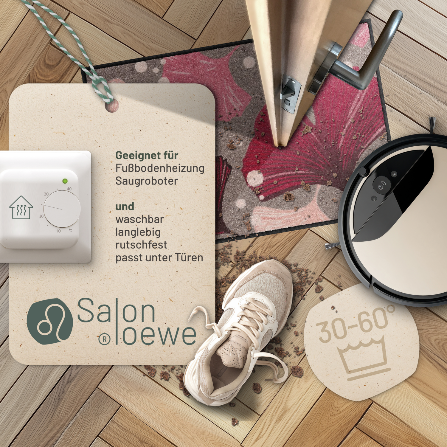 salonloewe-ginkgo-dance-rose-eingangsmatte-50-x-75-cm image 2