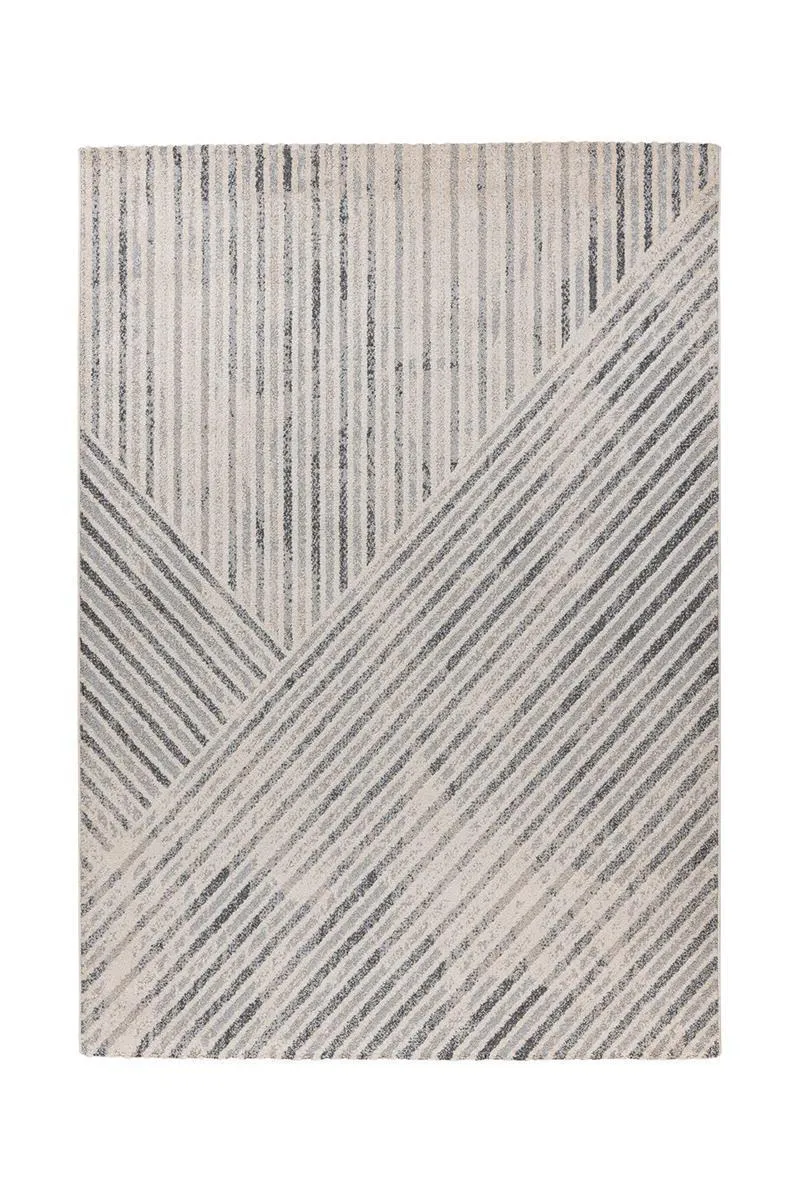 kayoom-rhombus-125-teppich-modernes-grafisches-design-pflegeleicht-grau image 1