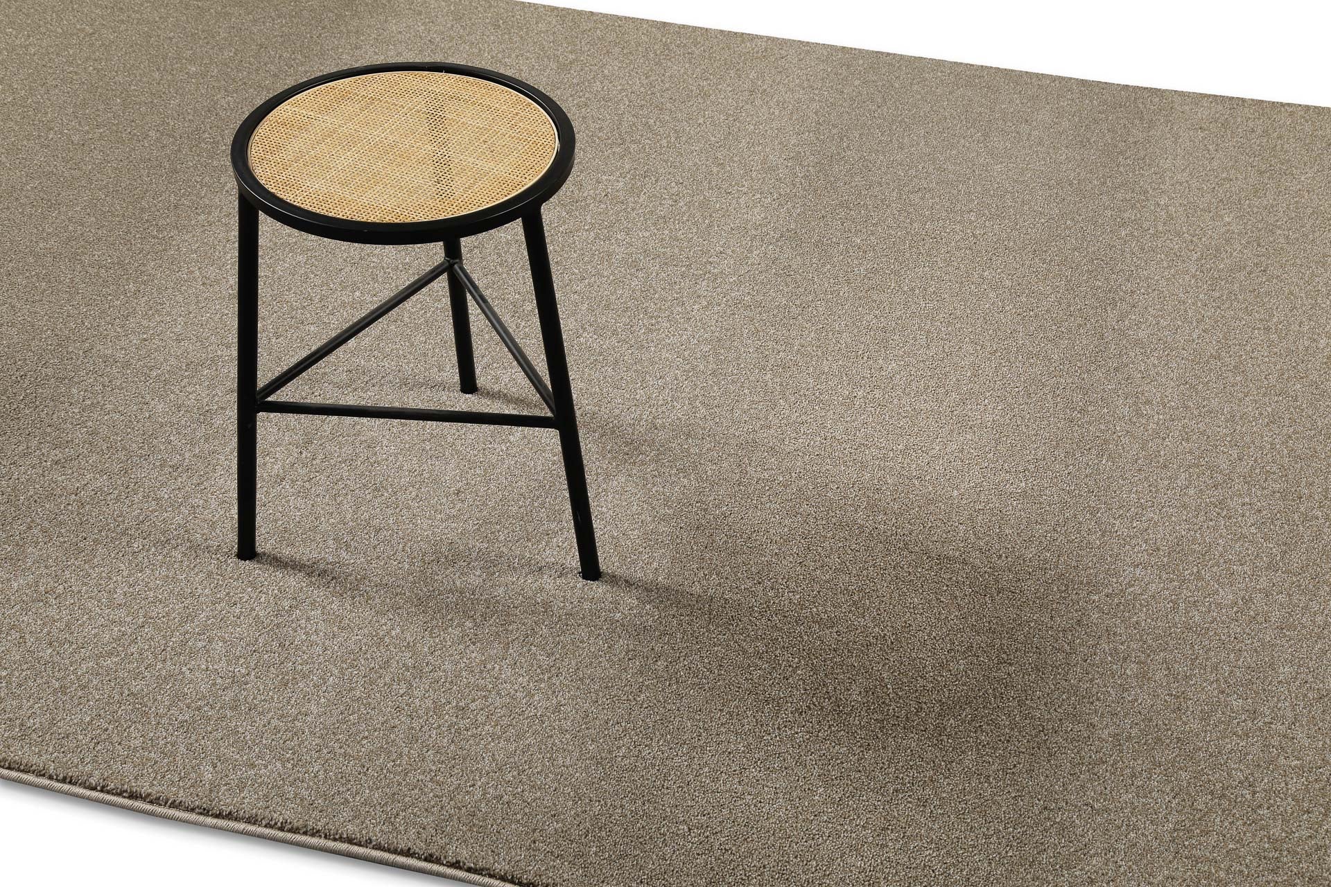 weconhome-tim-kurzflor-teppich-in-dunkelbeige-meliert-getufteter-synthetik-teppi image 6