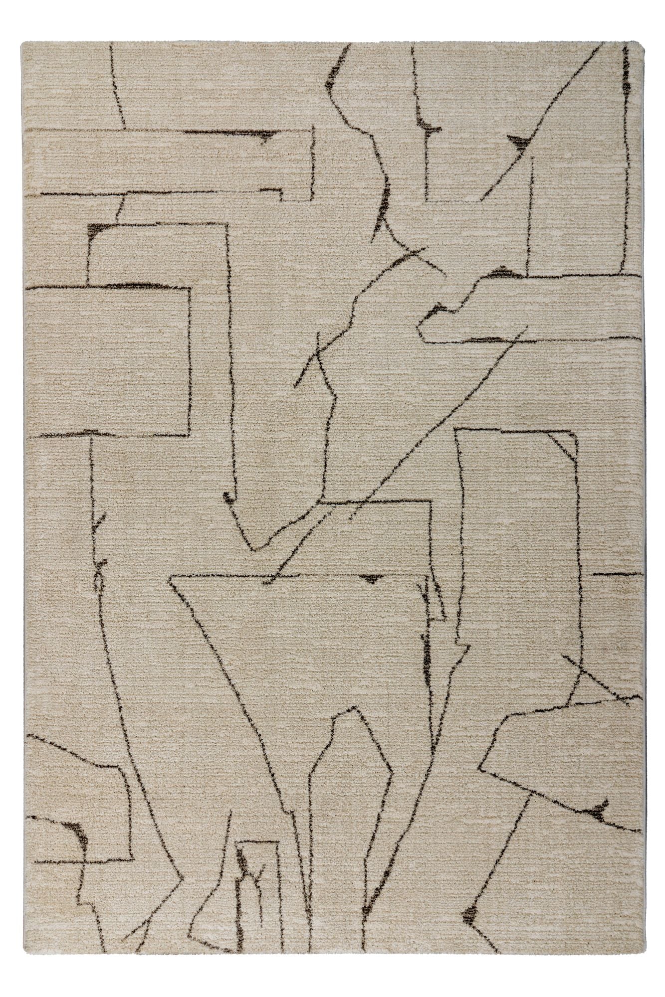 kayoom-napoli-536-teppich-creme-kurzflor-16-mm-polypropylen-jute-polyester-r-cke image 6