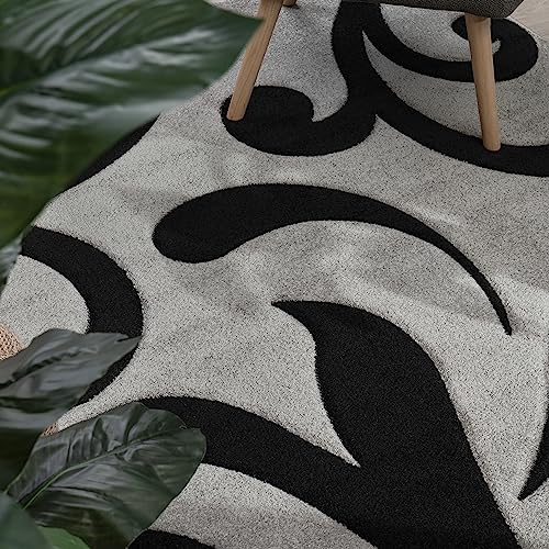 paco-home-designer-teppich-konturenschnitt-60x110-cm-grau-schwarz image 8