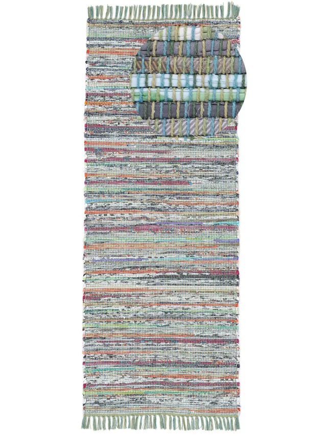 carpetfine-kelim-chindi-l-ufer-75x240-cm-in-gr-n image 1