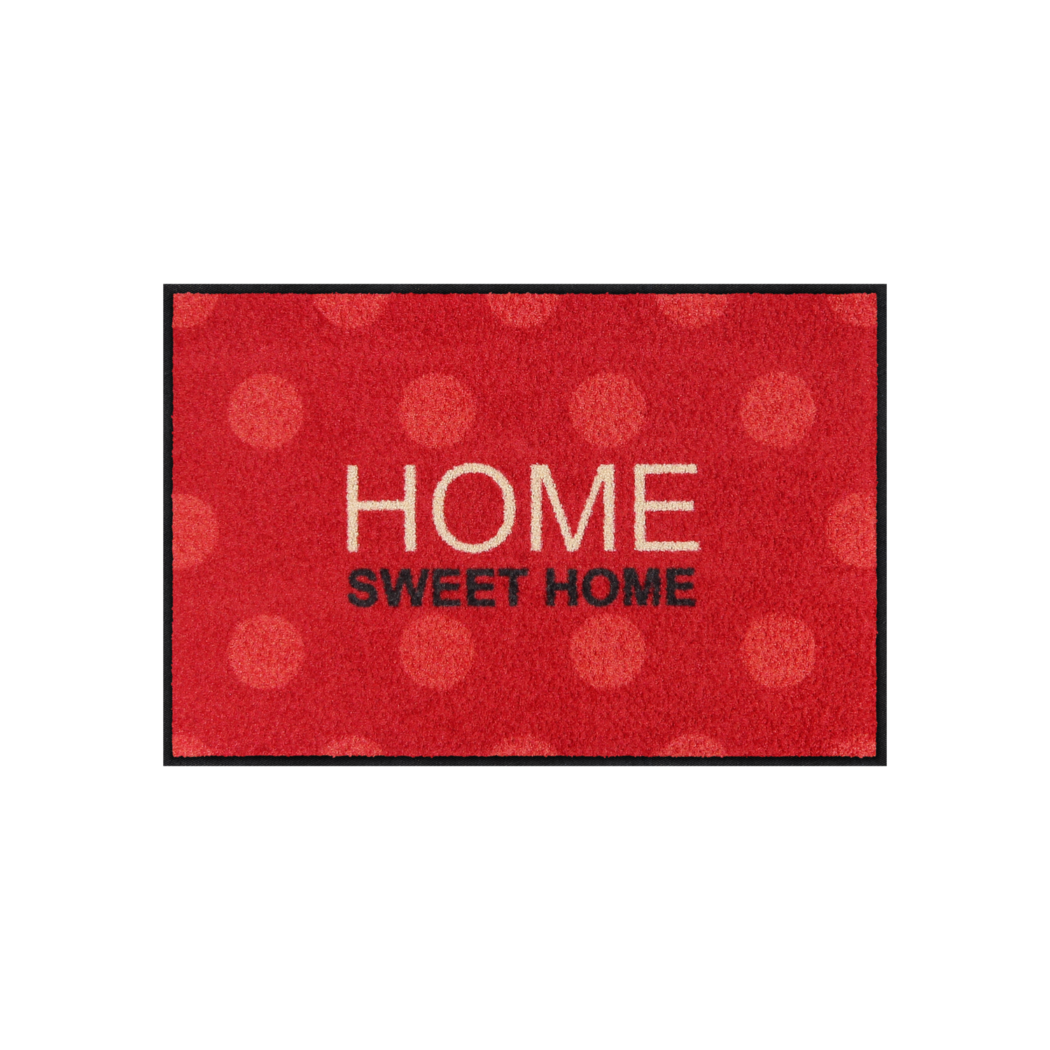 salonloewe-sweet-home-polka-eingangsmatte-50-x-75-cm-fr-hliches-polka-dot-design image 1