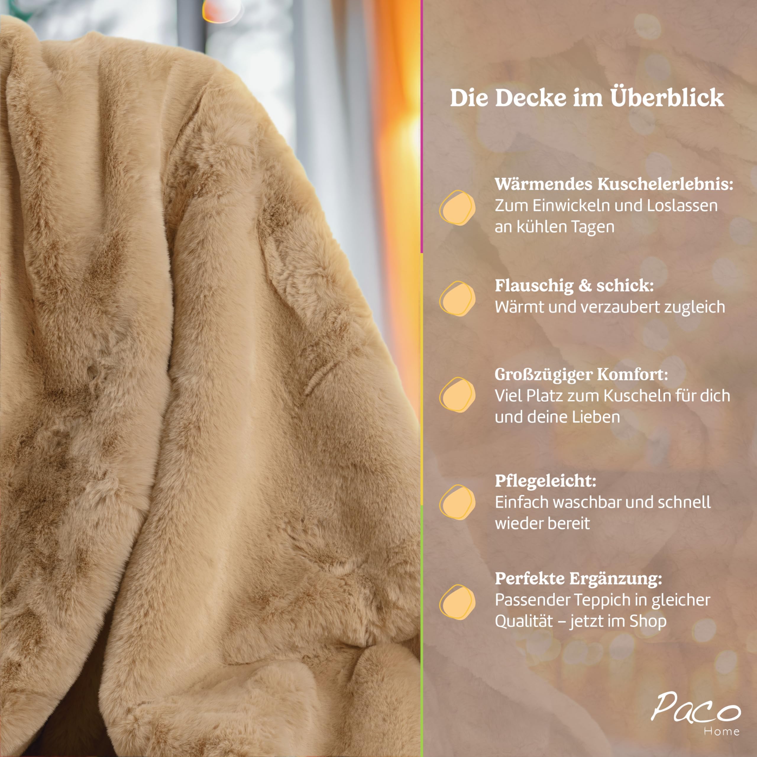 paco-home-cosmo-kuscheldecke-beige-150x200-cm image 4