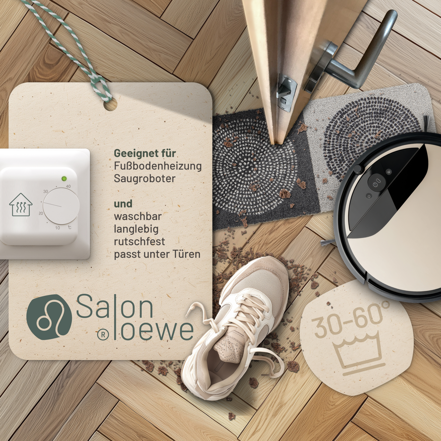 salonloewe-nestor-teppich-30-x-100-cm-schmutzfangmatte-mit-modernem-design image 3