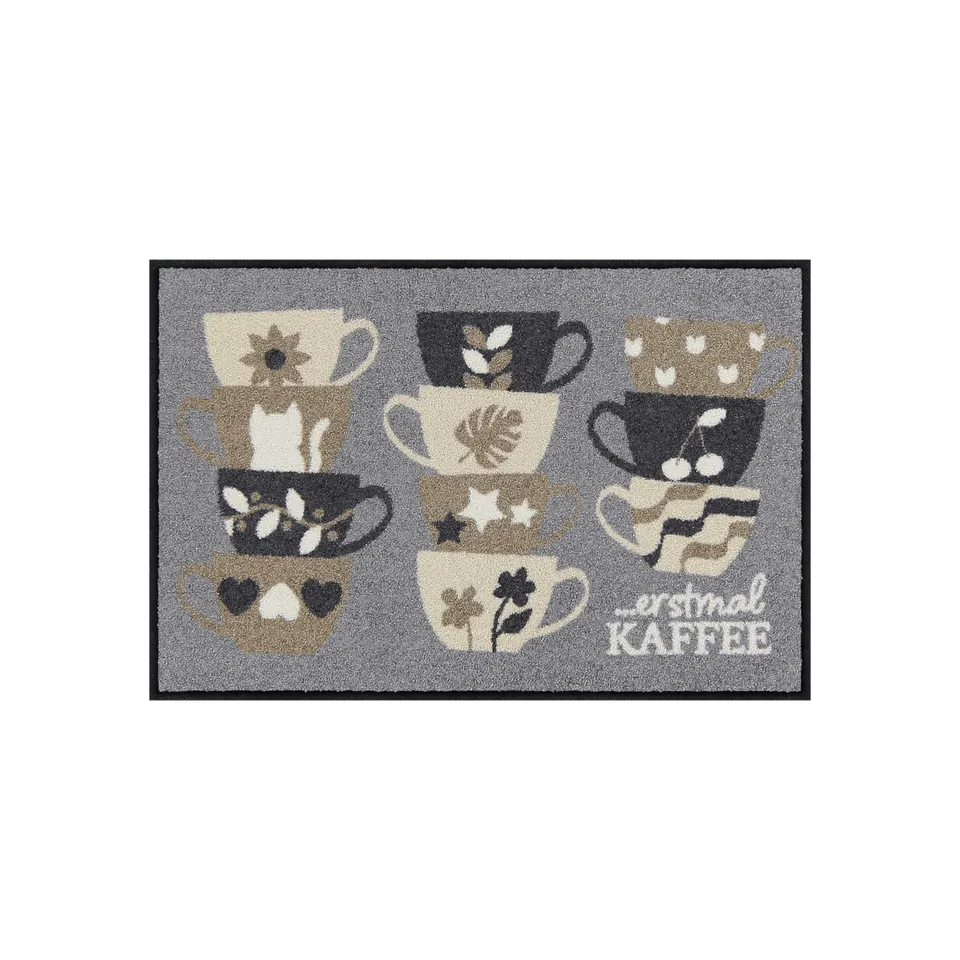 salonloewe-erstmal-kaffee-eingangsmatte-50-x-75-cm-kaffeetassen-motiv-in-braun-b image 1