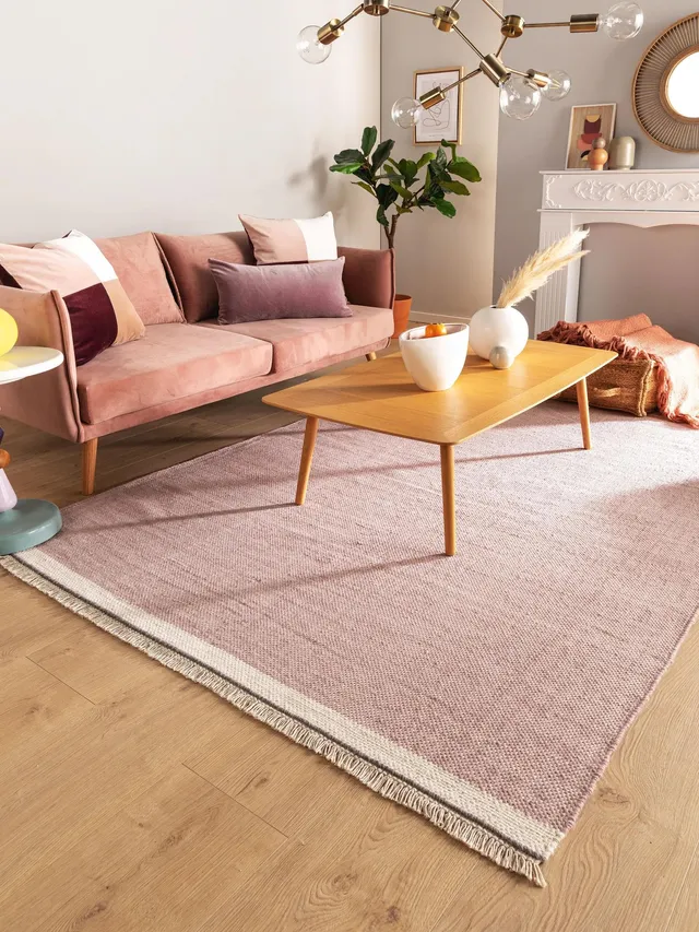 benuta-pop-wollteppich-karla-pink-80x120-cm image 1