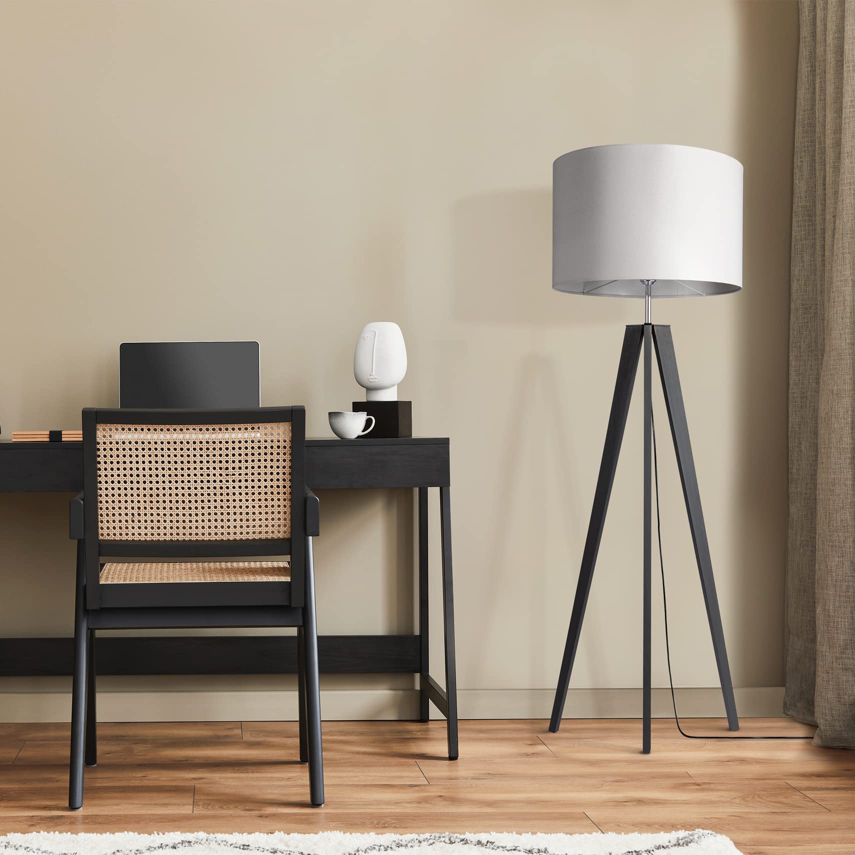 paco-home-volta-stativ-stehlampe-mit-stoffschirm-e27 image 2