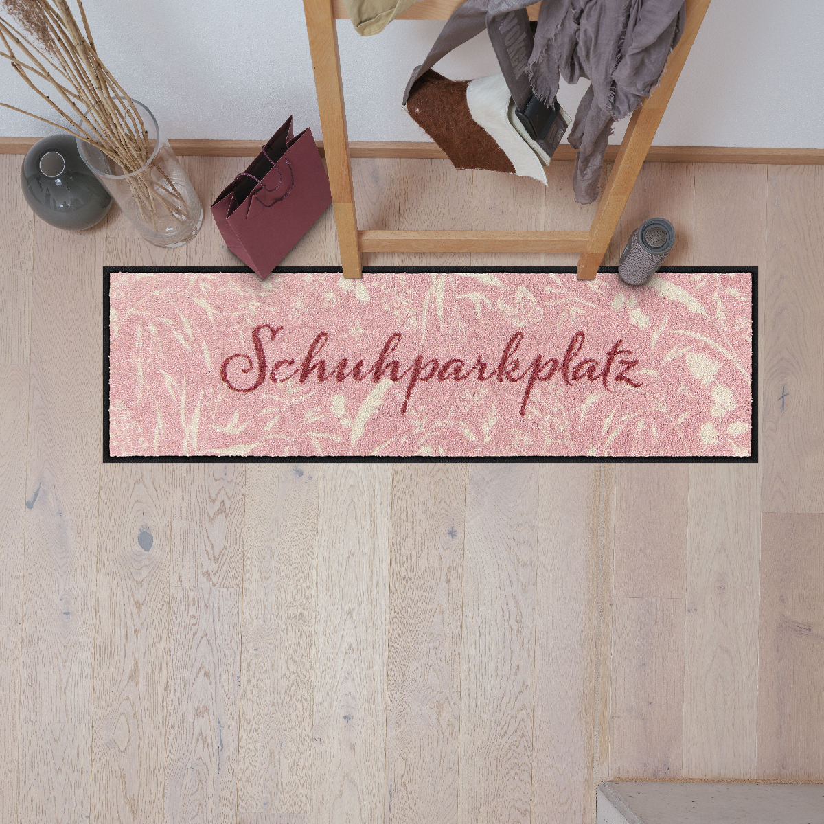 salonloewe-minimatte-schuhparkplatz-wiese-rosa-30-x-100-cm image 2