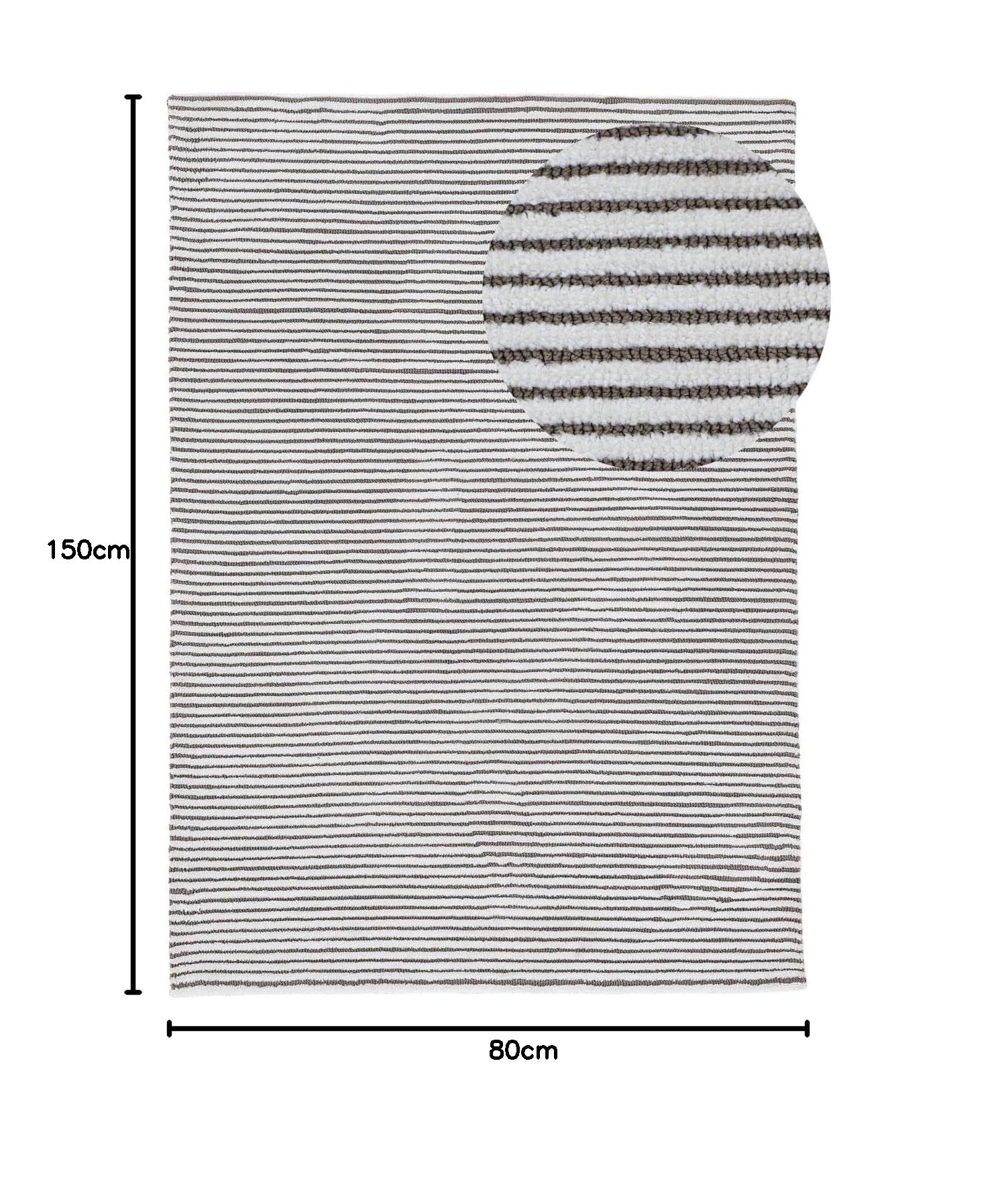 carpetfine-teppich-holly-weicher-teppich-creme-80x150-cm image 2