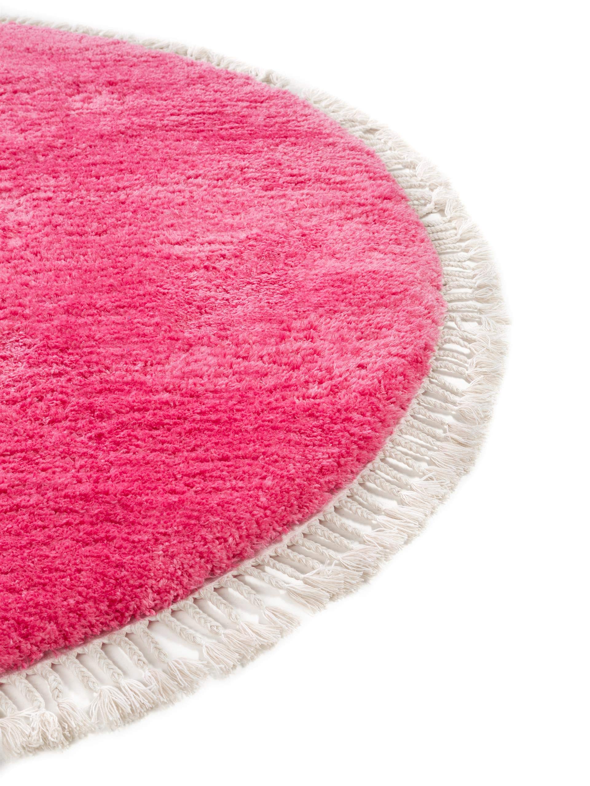 benuta-shaggy-teppich-pink-120-cm-rund-hochflor-polyester-f-r-wohnzimmer-schlafz image 5