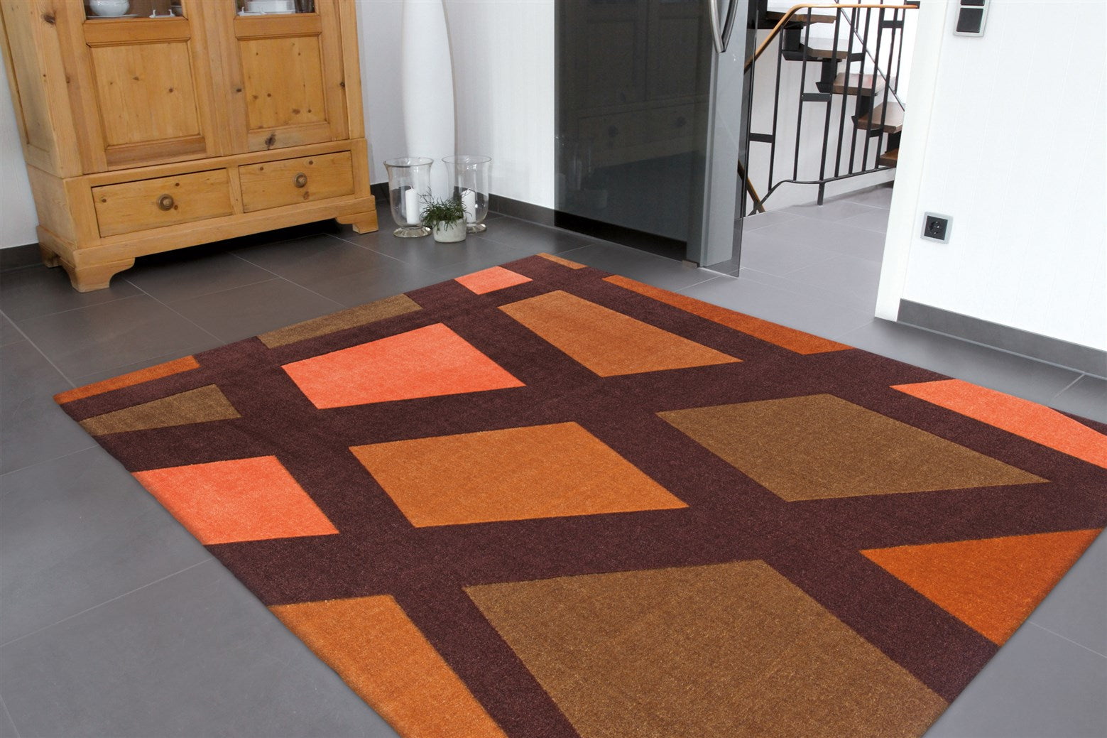 kayoom-style-32-warmer-nylon-teppich-flachflorig-modernes-design image 2