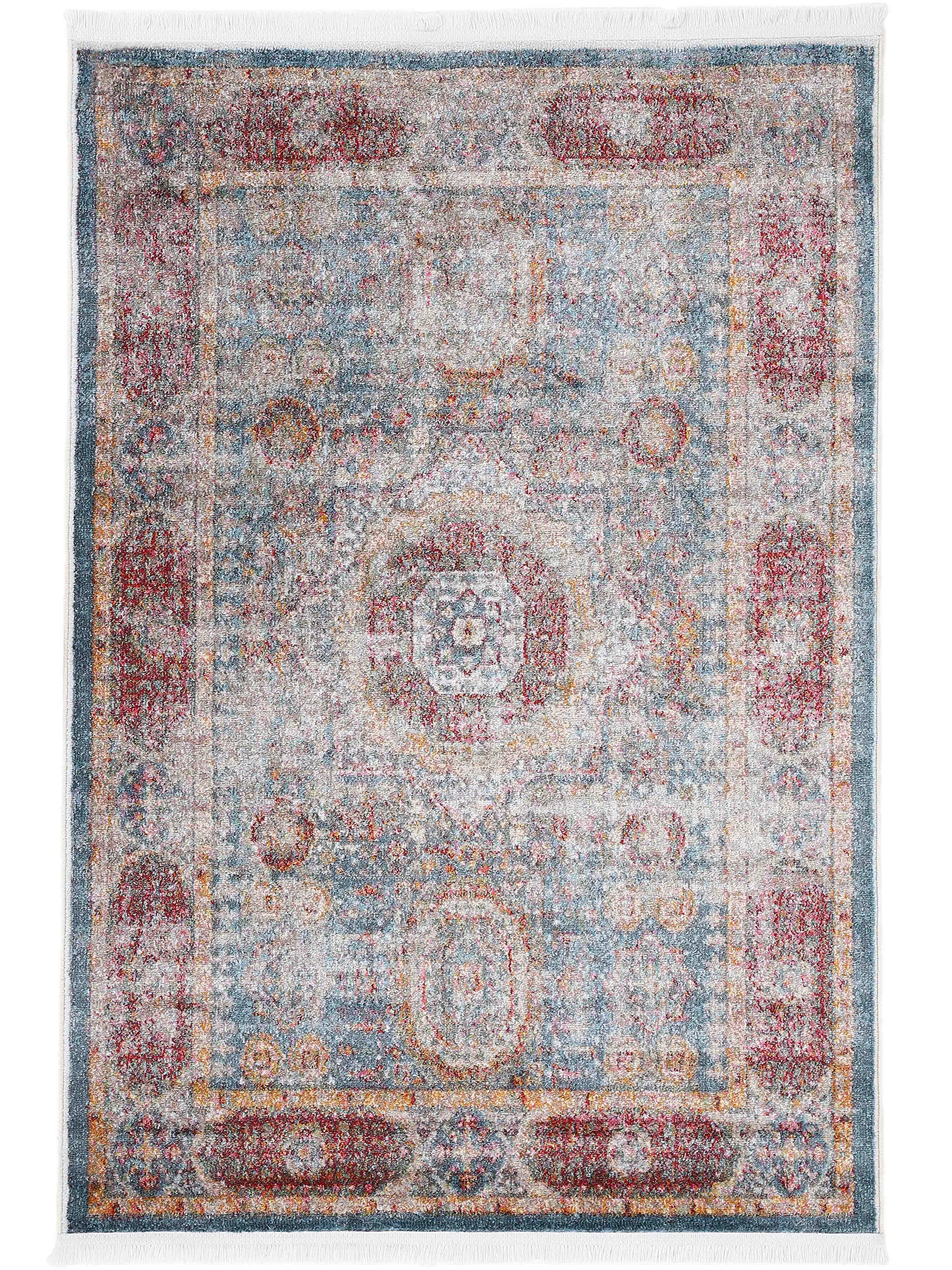 carpetfine-mora-vintage-teppich-blau-120x170-cm-moderner-teppich-f-r-wohn-und-sc image 1