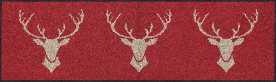 salonloewe-franz-trio-rot-minimatte-30-x-100-cm-rote-fu-matte-im-trio-design image 1