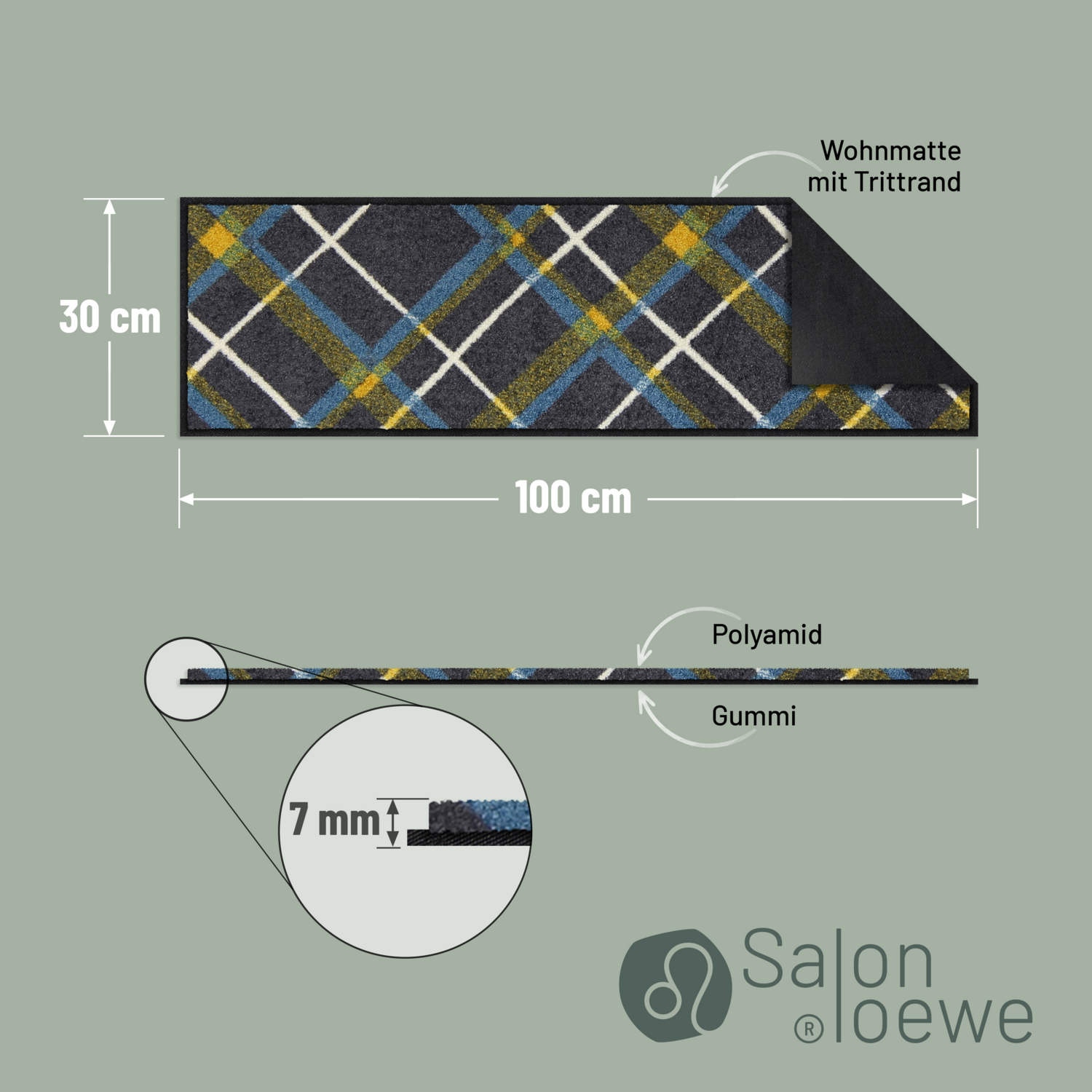 salonloewe-bente-grey-yellow-schuhabstellmatte-30-x-100-cm image 4