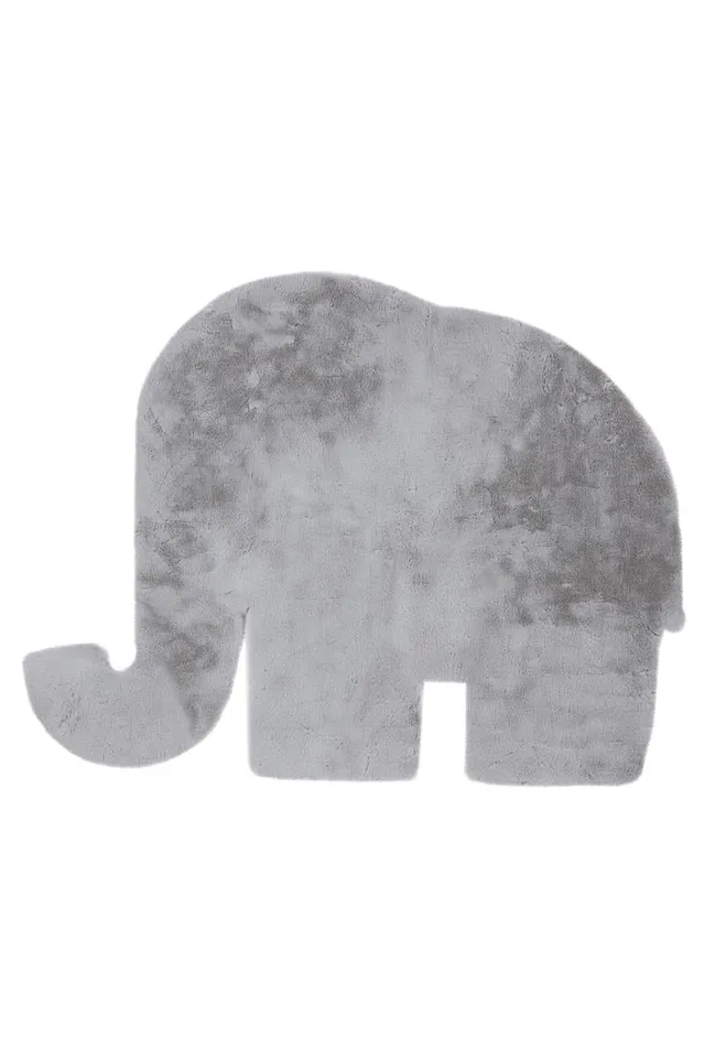 kayoom-lille-864-kinderteppich-tiermotiv-in-silber-99-cm-x-76-cm image 1