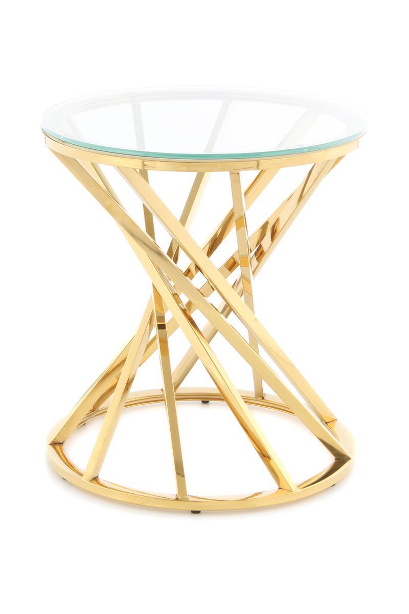 kayoom-beistelltisch-wesley-225-metallgestell-glasplatte-glamour-ses-design image 1