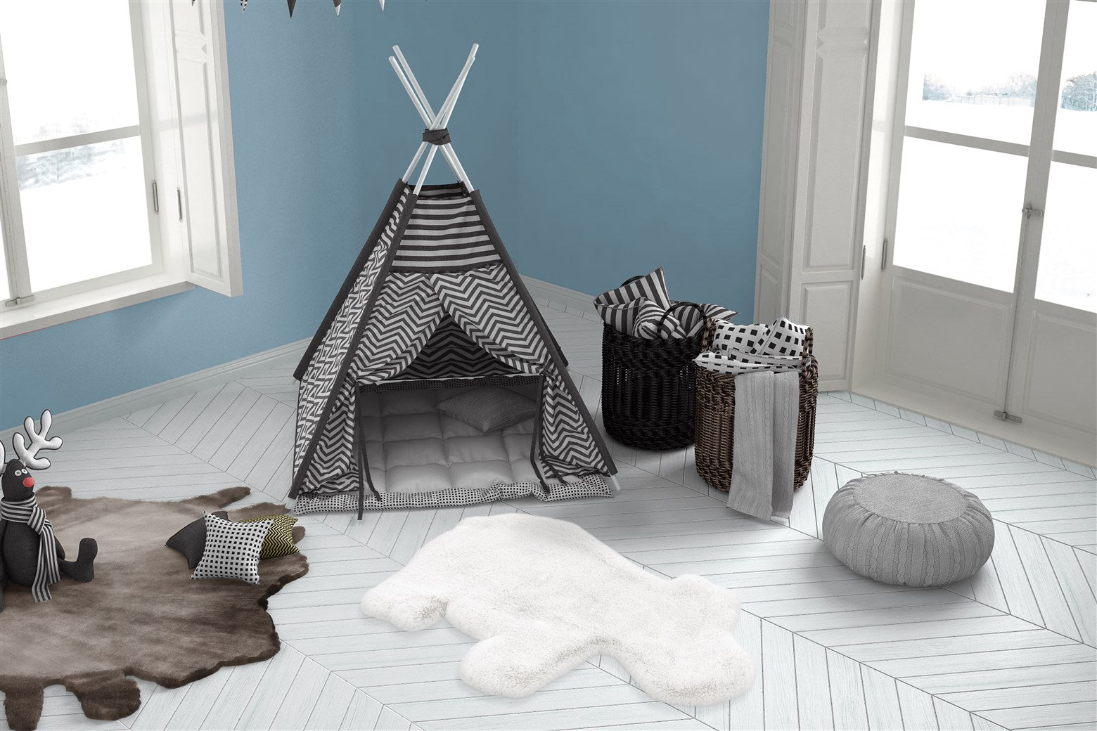 kayoom-lovely-kids-325-kinderteppich-in-nilpferdform image 7