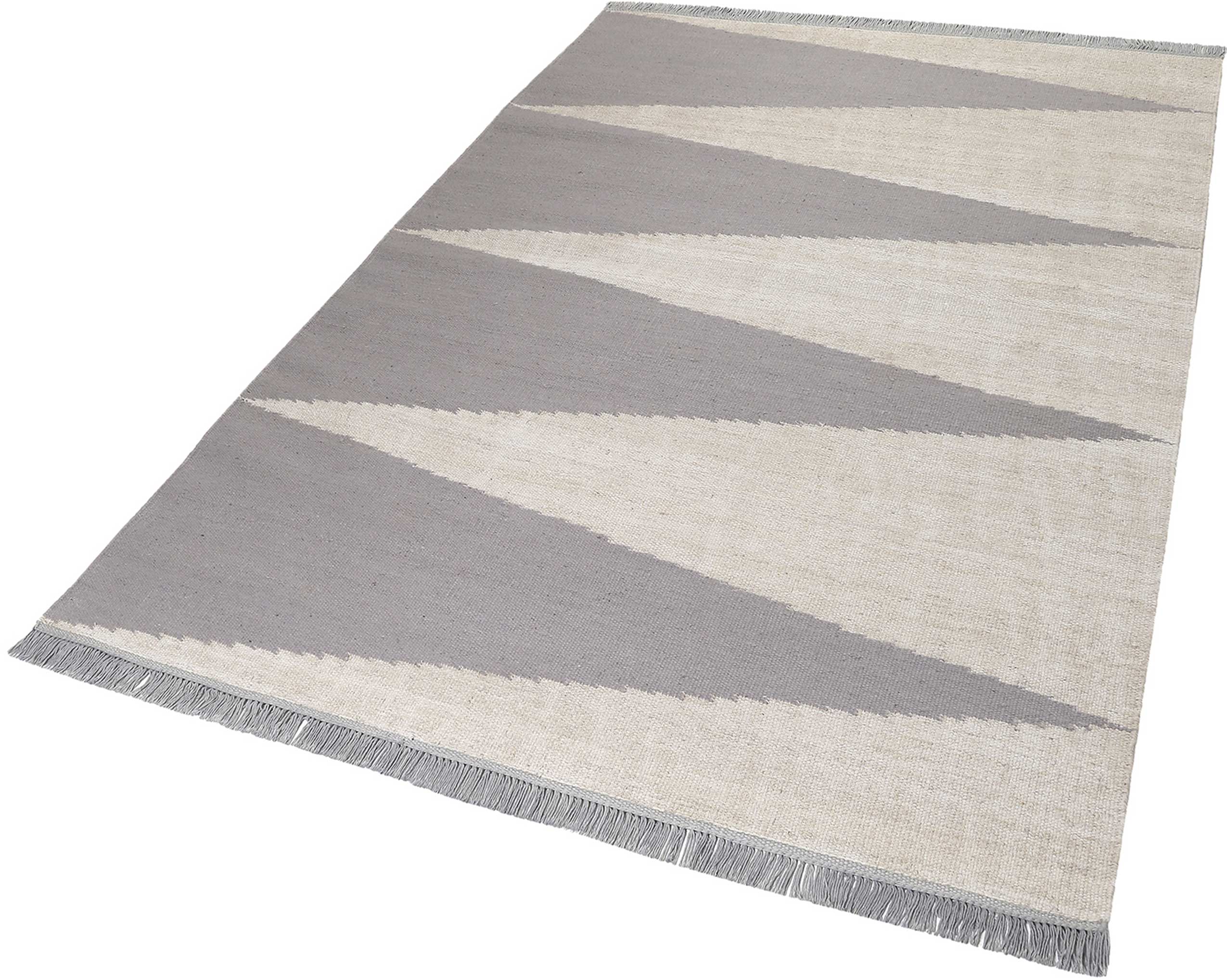weconhome-kelim-teppich-smart-triangle-grau-beige-naturfaser-handgewebt image 2