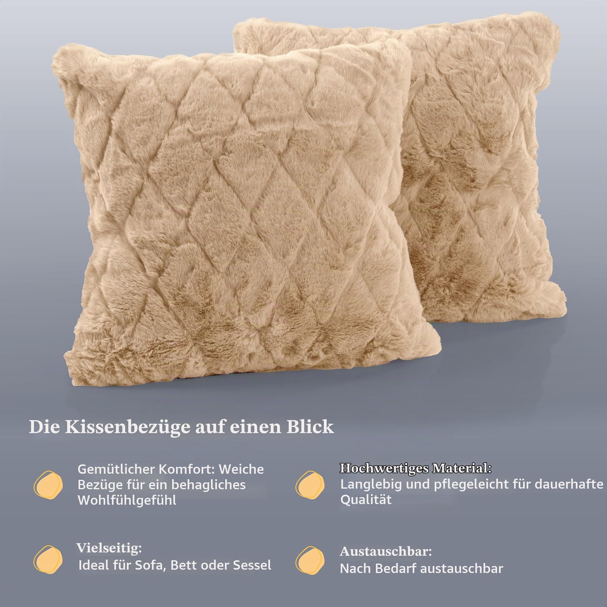 paco-home-boho-uni-kissenbezug-2er-set-beige-3d-raute image 4