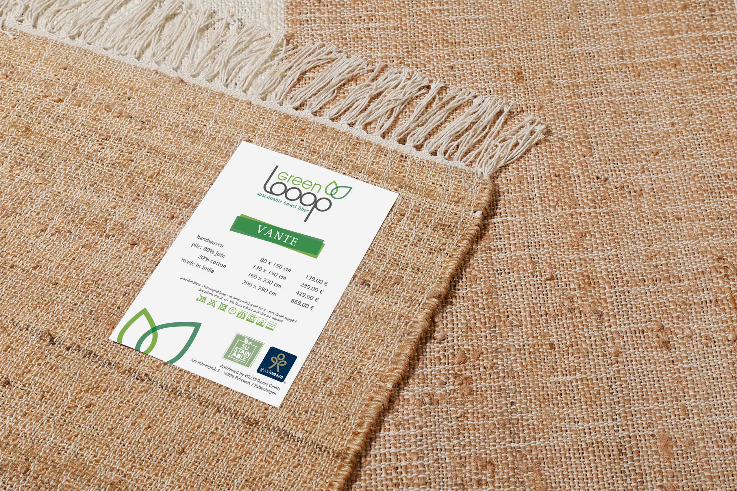 green-looop-by-weconhome-handwebteppich-vante-in-creme-beige-cognac-kurzflor-aus image 6
