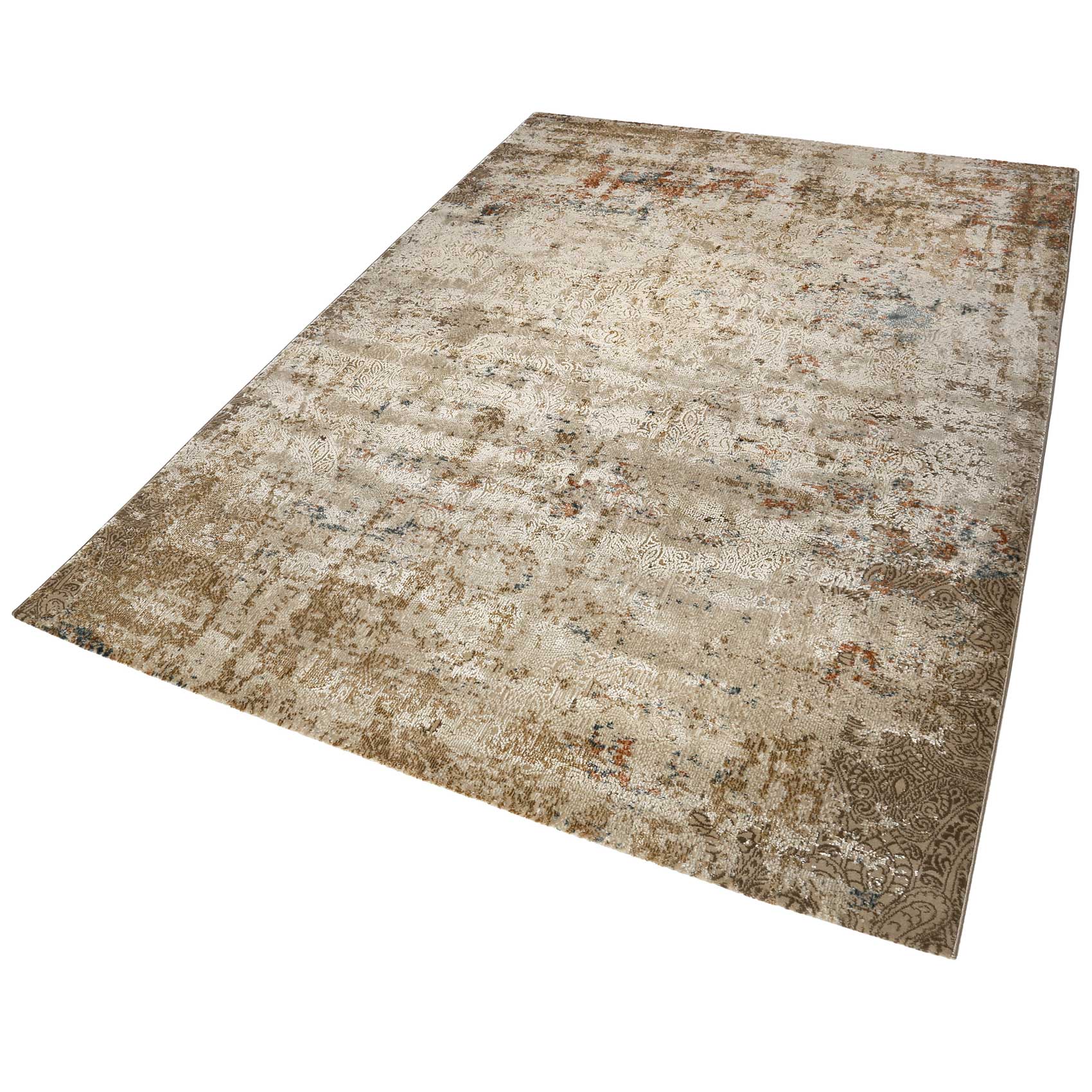 weconhome-baroque-vintage-teppich-beige-sand-eckig image 2