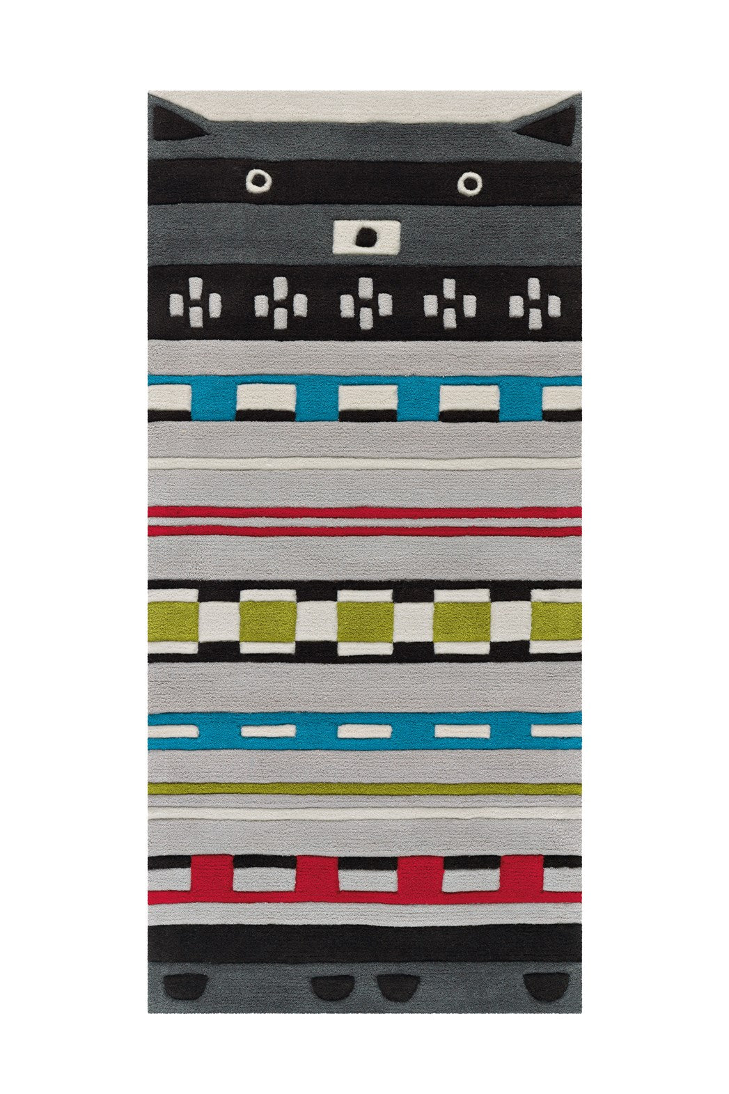 kayoom-joy-4174-bunter-motivteppich-aus-acryl-pflegeleicht image 1