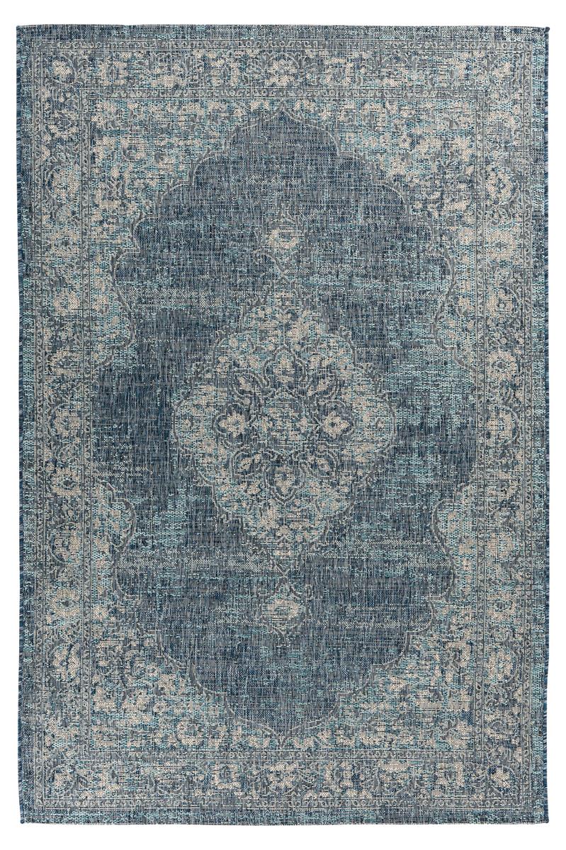 kayoom-nautic-885-flachgewebter-teppich-aus-100-polypropylen-rautenmuster-7-mm-g image 1