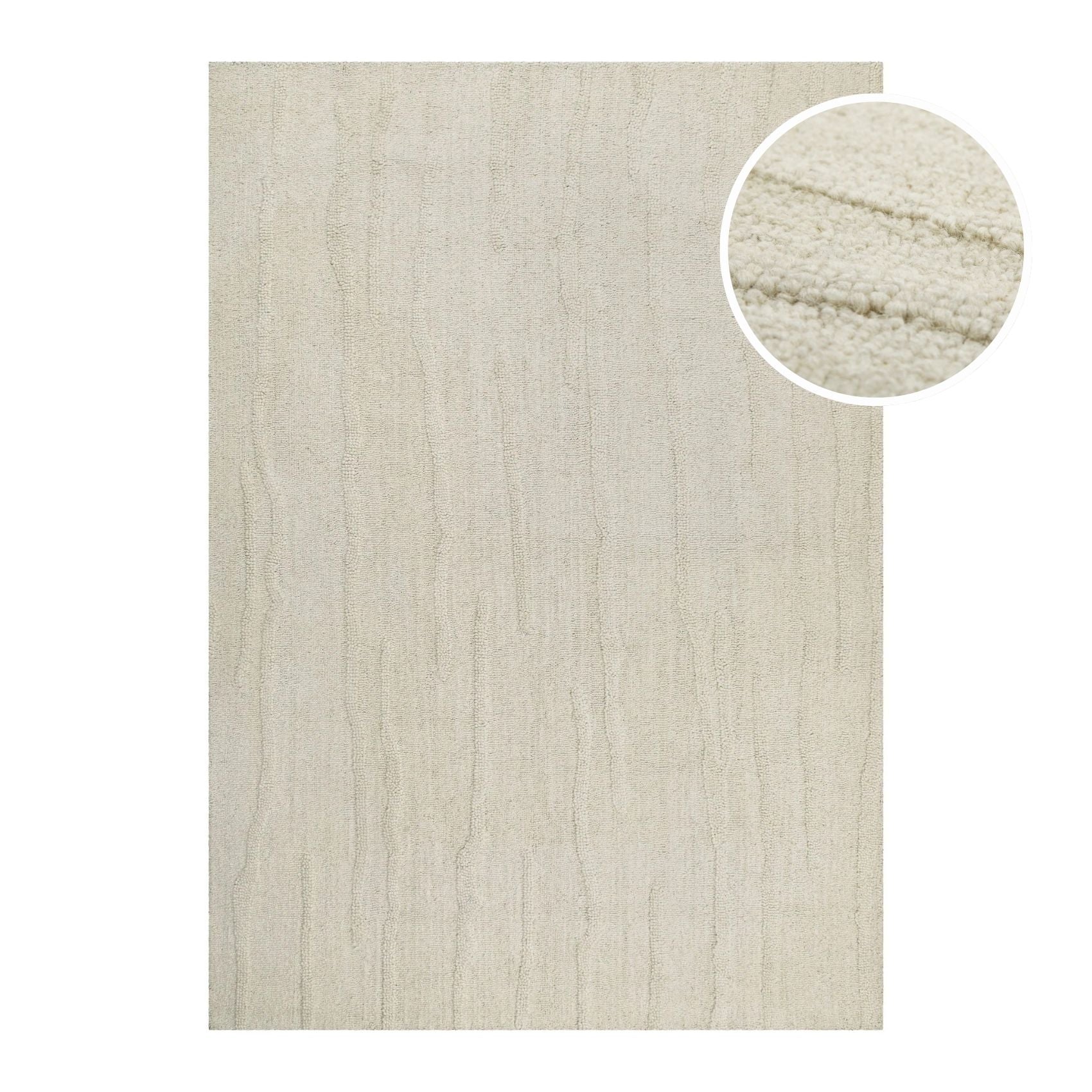 weconhome-hamptons-twenty-kurzflor-teppich-creme-wei-schurwolle image 1