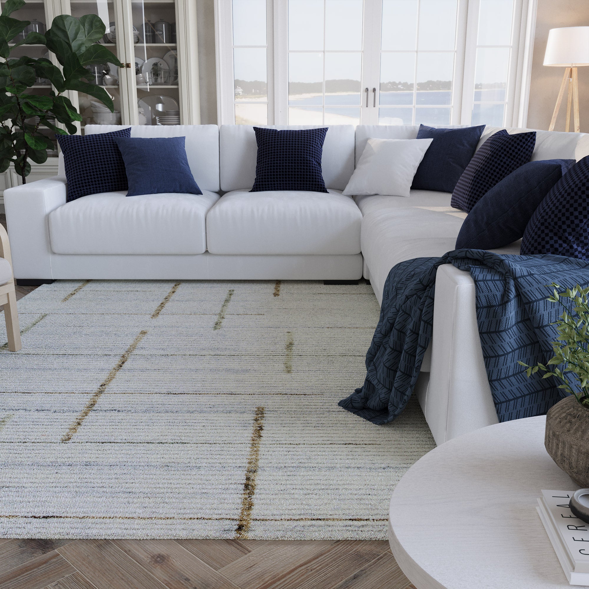 weconhome-hamptons-twentytwo-kurzflor-teppich-perl-wei image 2