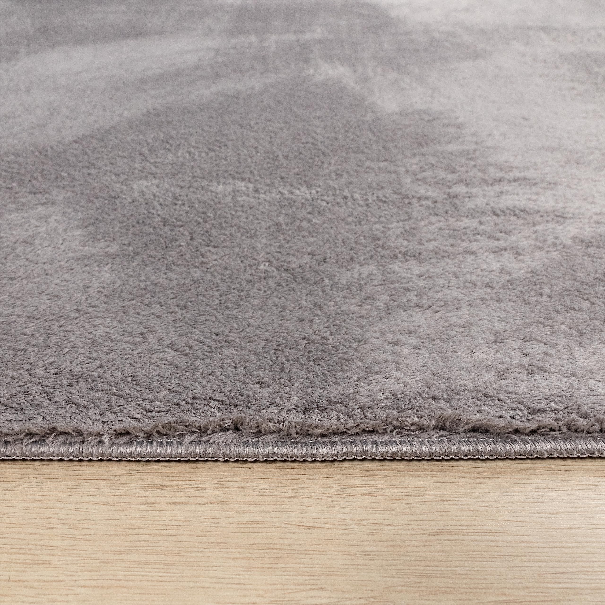 paco-home-kurzflor-teppich-waschbar-120x160-cm-grau image 2