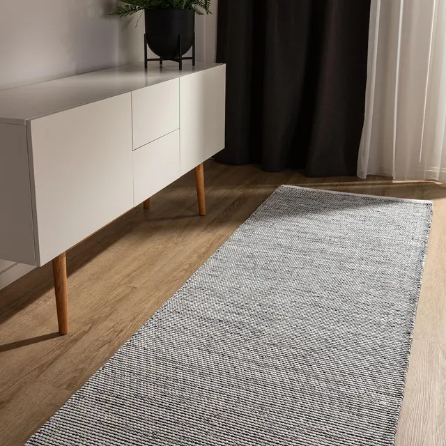 benuta-basic-teppich-ron-handgewebt-baumwolle-beige-schwarz-70x200-cm-l-ufer image 1
