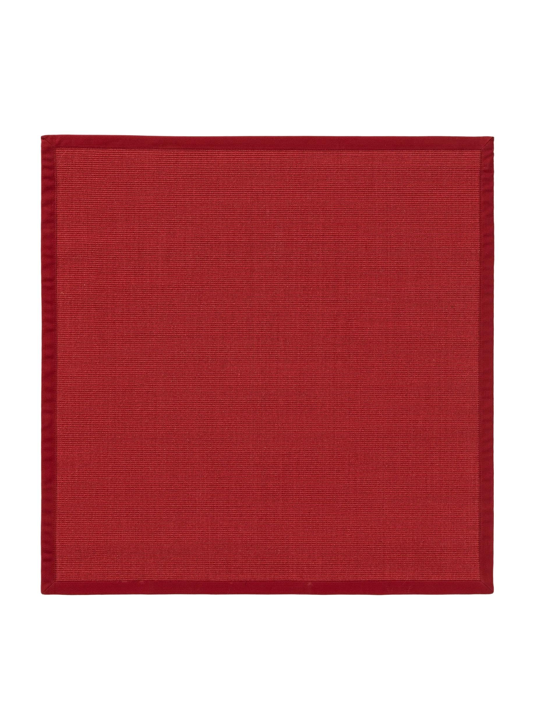 benuta-nest-sana-sisal-teppich-quadratisch-150x150-cm-rot-100-naturfaser image 3