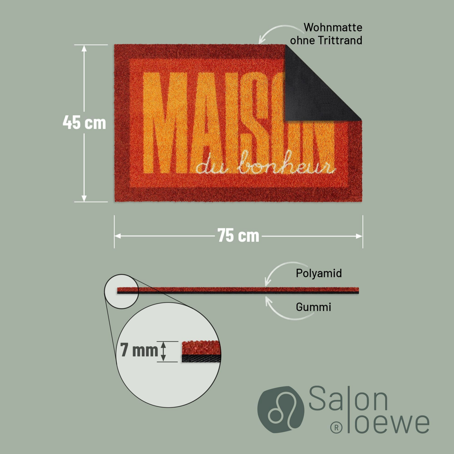 salonloewe-maison-frame-orange-eingangsmatte-45-x-70-cm-rahmenoptik-schmutzfangm image 4