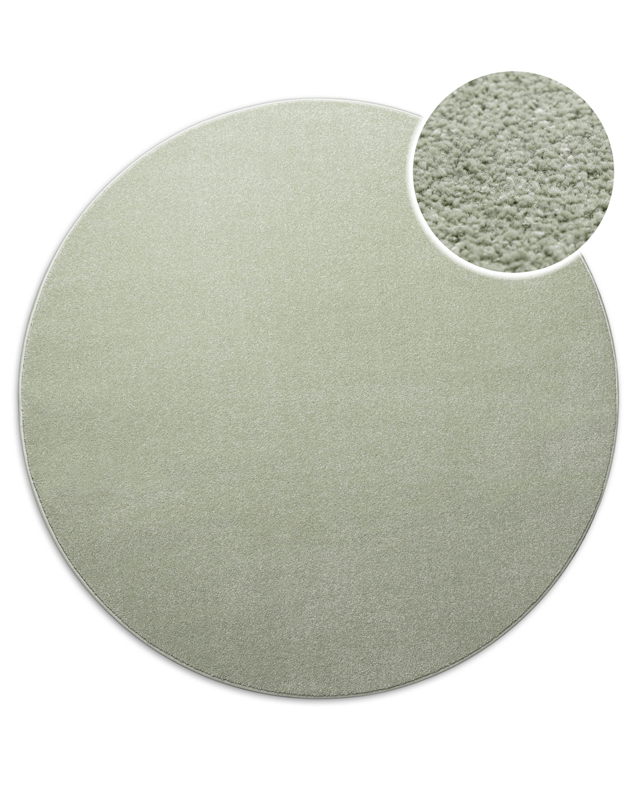 weconhome-montepulciano-kurzflorteppich-rund-licht-gr-n image 1