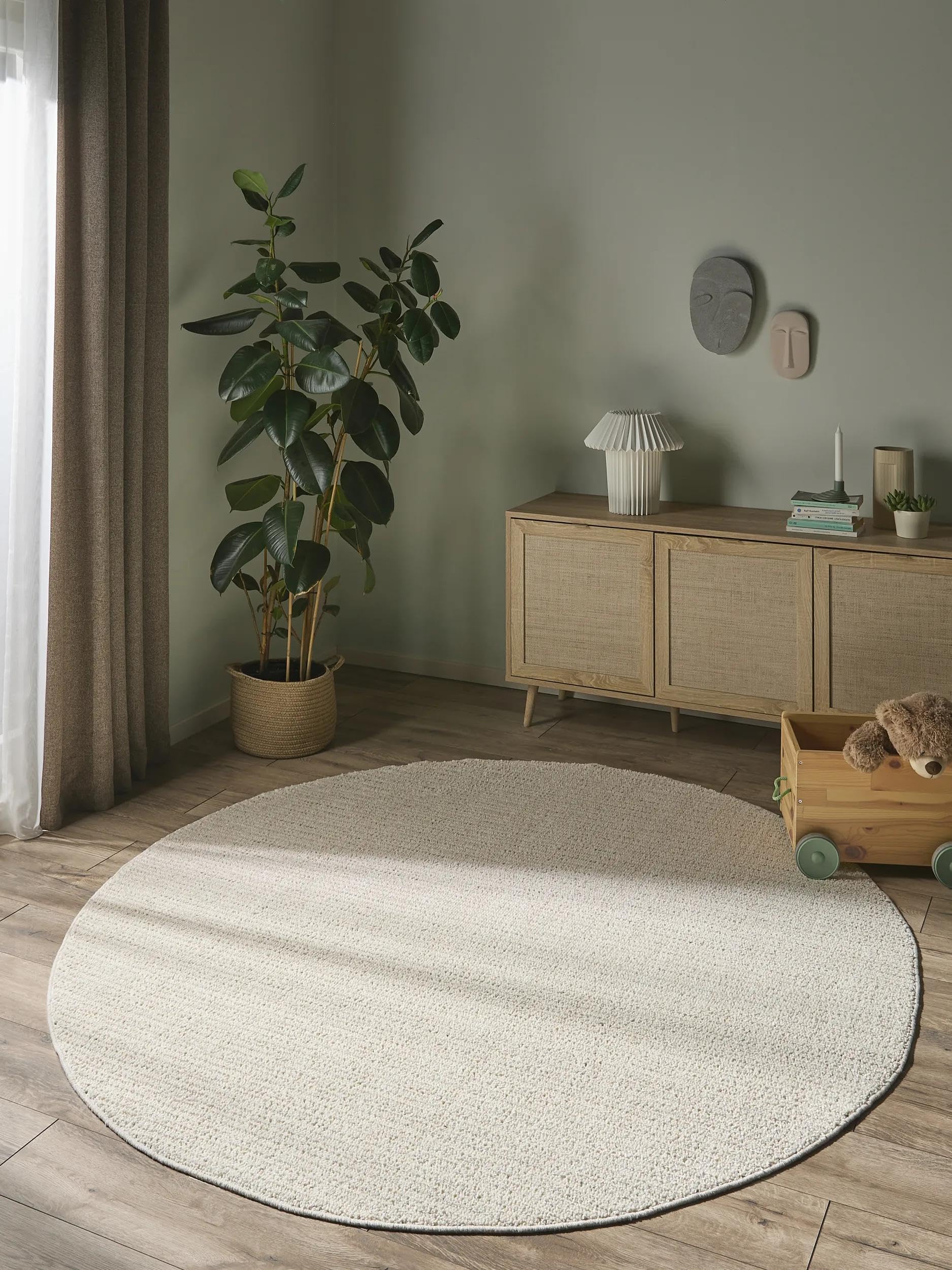 benuta-nest-lilibeth-teppich-creme-160-cm-rund-abstrakt-geometrisch image 2
