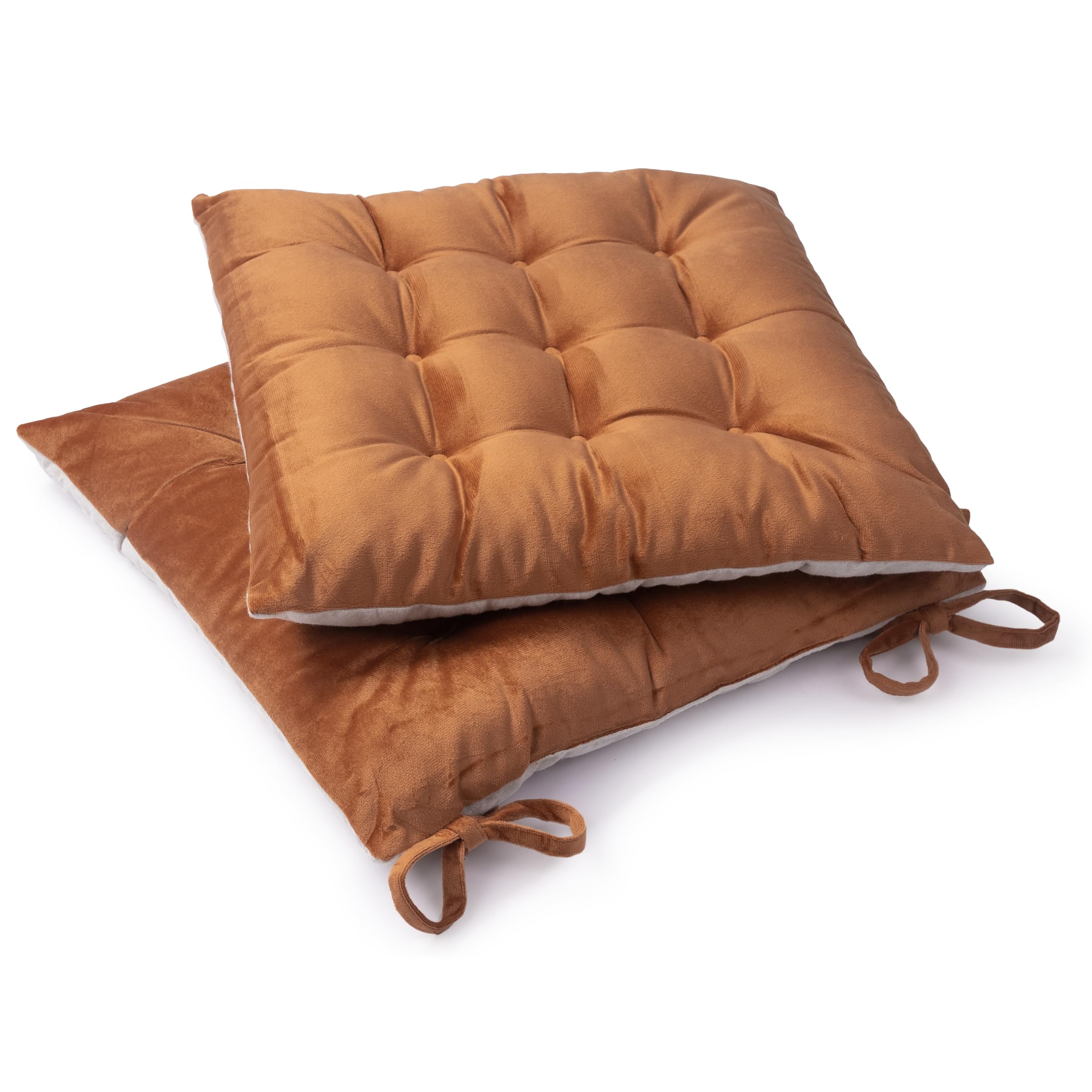 paco-home-sitzkissen-mit-befestigungsb-ndern-40x40-cm-stuhlkissen-indoor-2er-set-2 image 1